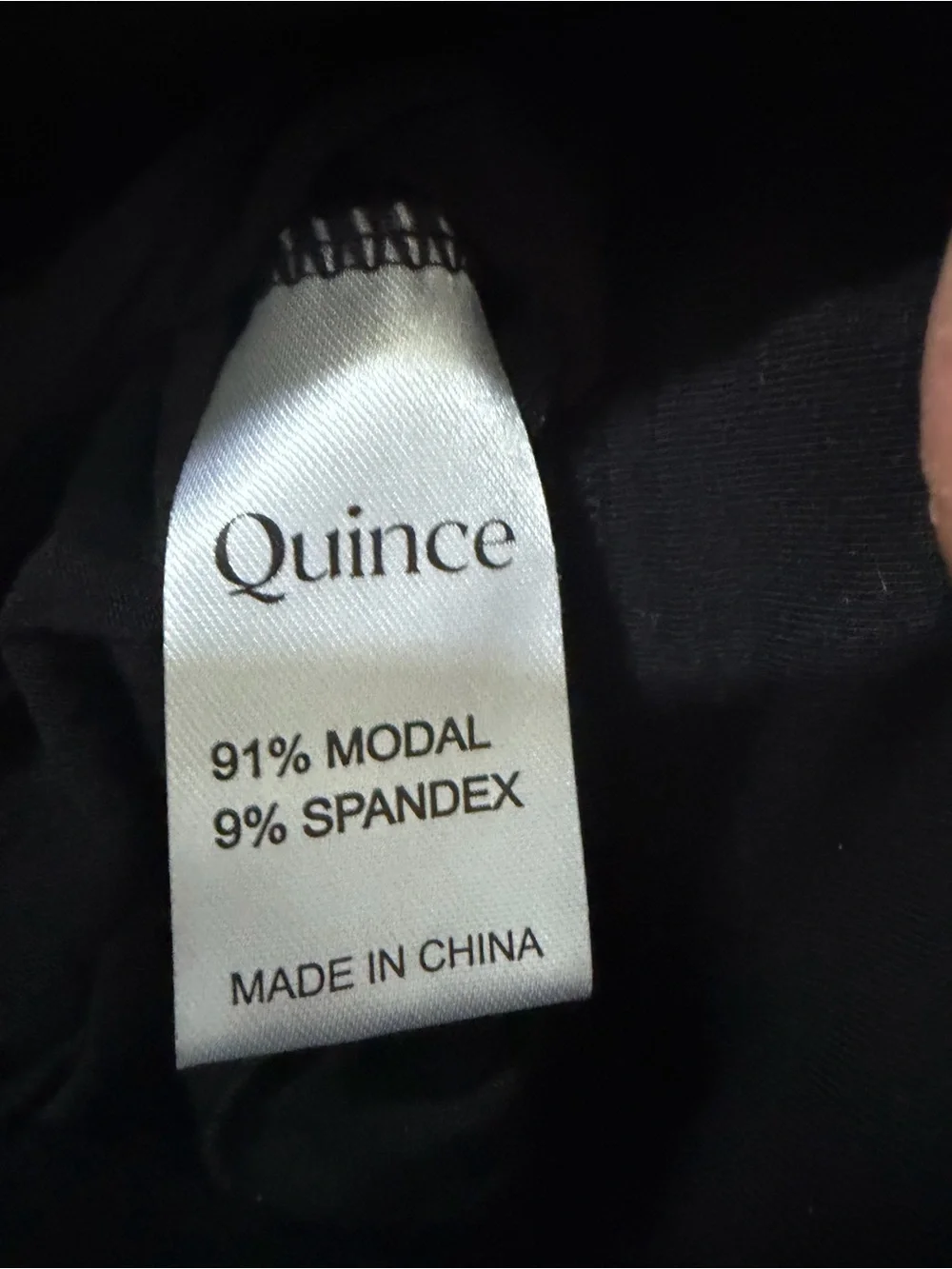Quince Butter Soft Modal Black Lounge Jogger Pants Size XL
